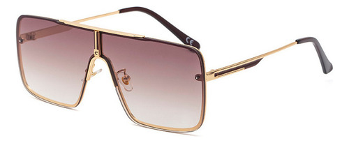 Gafas De Sol Cuadradas Con Montura De Gran Tamaño Para Exter