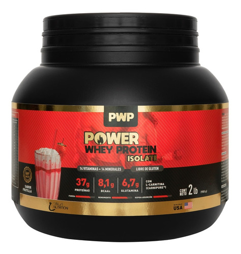 Pwp Power Whey Protein Frutilla [908 Gr]