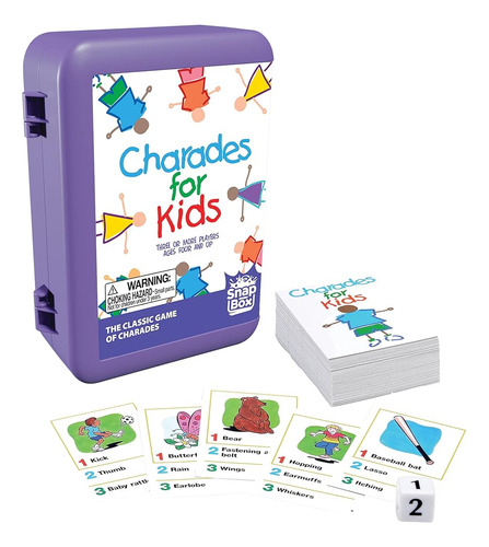 Pressman Charades For Kids Snap Box - El Juego Familiar 'no 
