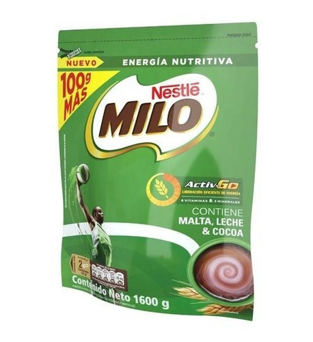 Bebida Achocolatada Milo 1600 G - Kg a $38