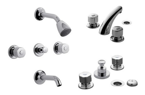 Griferia Fv Arizona 0900.03/b1p Ducha+lavatorio+bidet