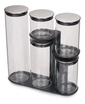 Comprar Set De Recipientes Joseph Joseph Con Un Soporte Podium