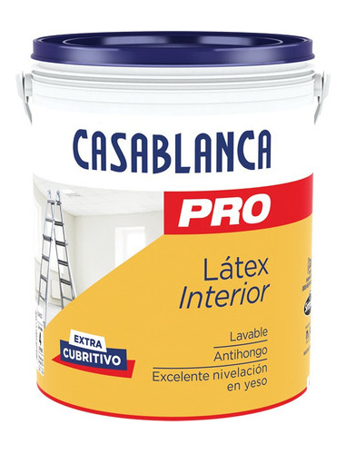 Latex Pintura Casablanca Pro Interior Anthongo X 20lts - Prestigio