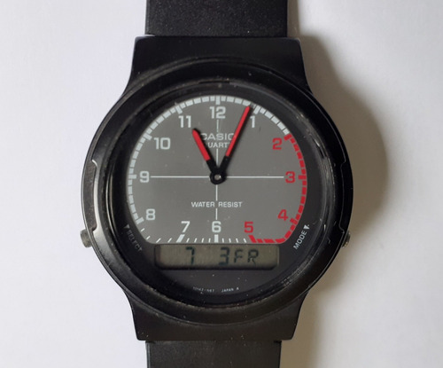 Casio Aq 19 - Modulo 306 Ana Digi - Original Japan Anos 80