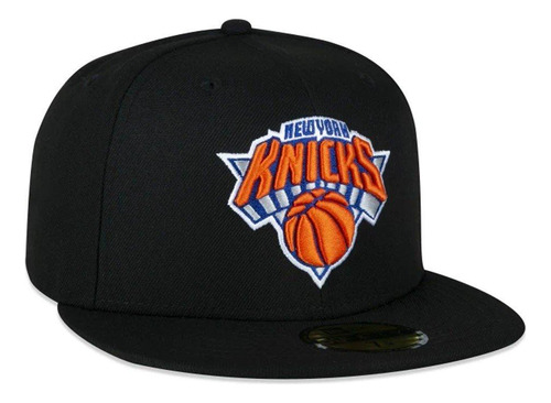 Boné New Era 5950 New York Knicks Aba Reta Preto