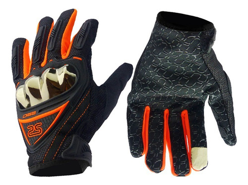 Guantes Para Moto Bici Con Touch Y Proteccion Antiresbalante