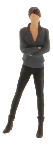 1/64 Escala Modelo De Personajes Pequeña Mini De Las Gris