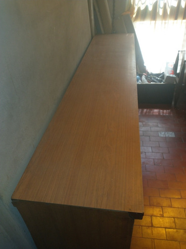 Armario Oficina De Madera Forrada Formica Con Puertas Corred (Usado)