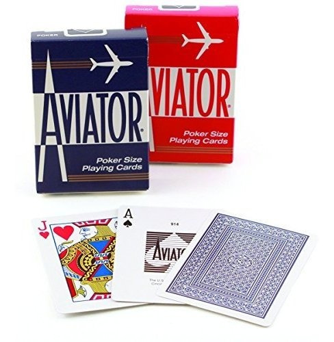 Aviator Poker Size Playing Cards, Los Colores Pueden Variar