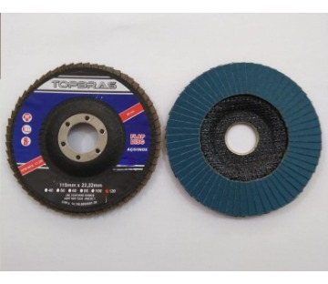 Flap Disc 4.1/2 G120 Concavo Zirconado Topbras