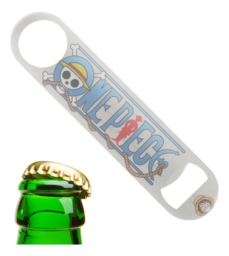 Destapador De Botellas Logo One Piece Metal Calidad Oferta