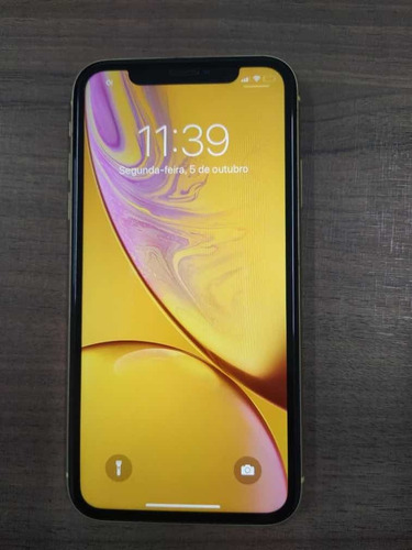 iPhone XR 128gb Amarelo Usado -praticamente Novo