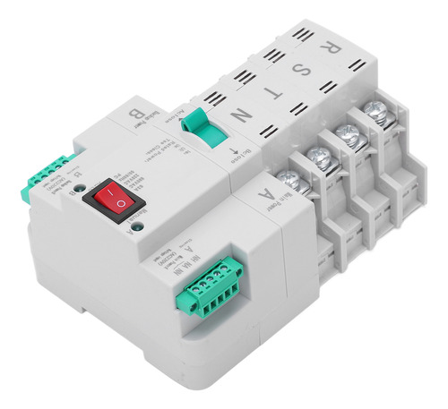 Transferencia De Potencia Doble Automática Tipo Riel Din De