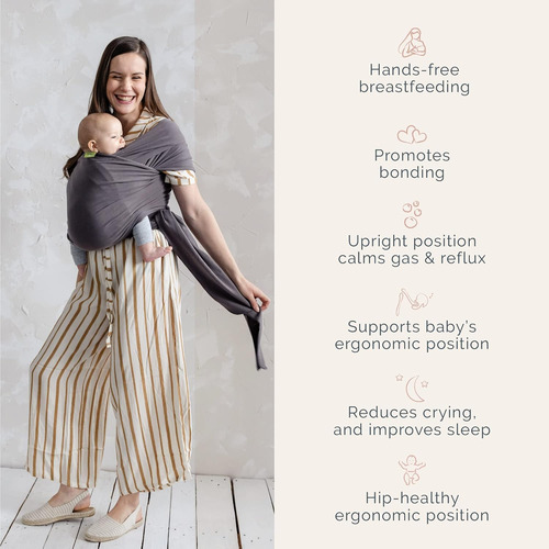 Portabebes Boba Wrap - Eslinga Elastica Original For Beb...