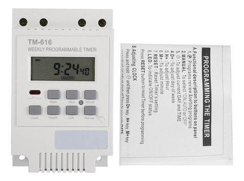 Temporizador Digital Eléctrico Programable De 12 V, Control