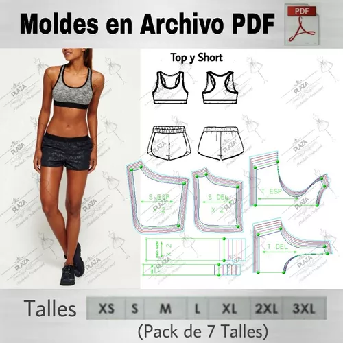 MOLDE DEPORTE CONJUNTO MUJER 2211