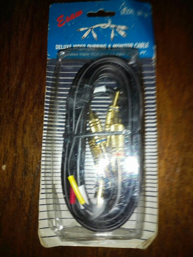 Cable De Lujo Con Puntas Doradas Para Audio Y Vídeo.(6$).