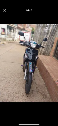 Viva R Negra Con Calcas Tornasol Moradas