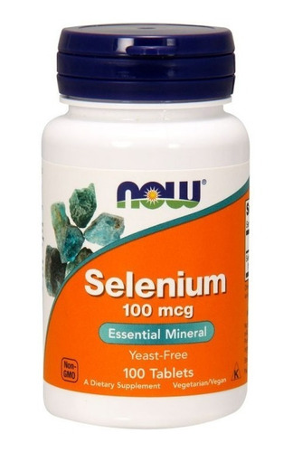 Selenio Now 100 Mcg X 100 Comprimidos