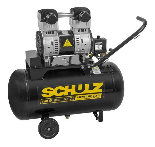 Motocompressor Isento Óleo Csd9/50l 1,5cv 110v Schulz