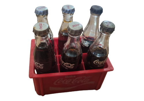 Engradado Coca Cola - Miniatura - Anos 80 (1 I)