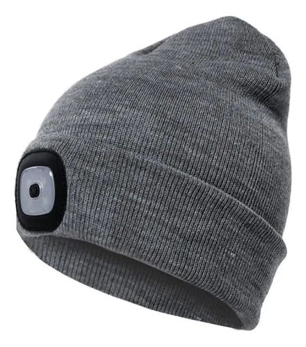 Gorro De Punto Con Lámpara En Forma De D Para Pesca De Invie