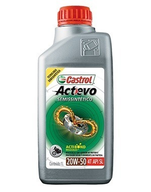 Castrol Actevo 4t 20w50 Semissintético Api Sl Jaso Ma2