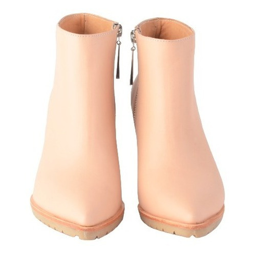 Imagen 5 de 8 de Botas Botinetas De Cuero De Mujer - Holt - Ferraro