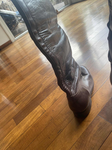 Bota Equitación Cuero Vacuno Talle 39 Unisex (Usado)