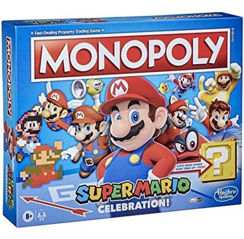 Monopoly Super Mario Celebration Edition Juego De Mesa Para