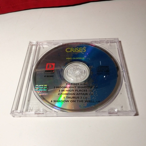 Imagen 2 de 2 de Mike Oldfield Crisis Sólo El Cd, Mike Oldfield Crisis Cd