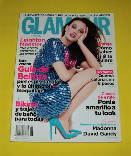 Leighton Meester Revista Glamour David Gandy Elan Madonna