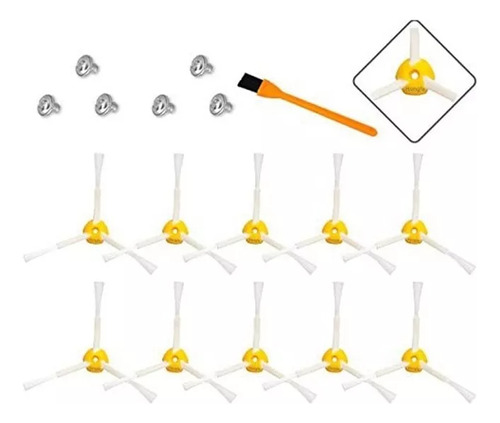 Cepillo Lateral De 3 Brazos Para Accesorios I-robot Roomba
