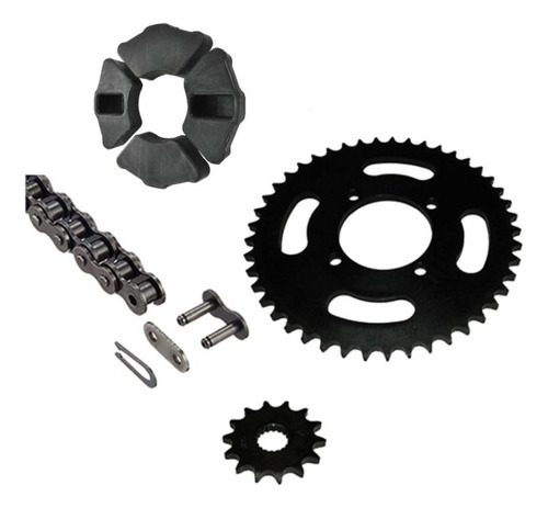 Kit De Trasmisión O Arrastre Yamaha Ybr 125 + Damper