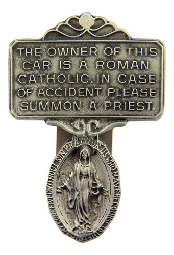 Peltre Medalla Milagrosa I Am Catolica Call Un Sacerdote 2 1