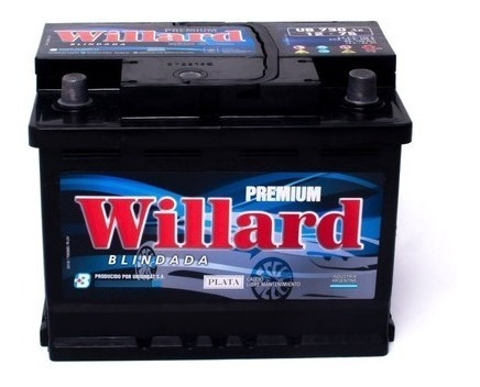 Imagen 1 de 2 de Bateria Willard 75 Amperes 12v Calcio Plata Blindada