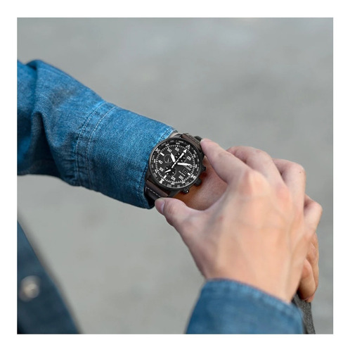 Relógio Citizen Masculino Eco-drive Aviator Tz31132d Ca0695