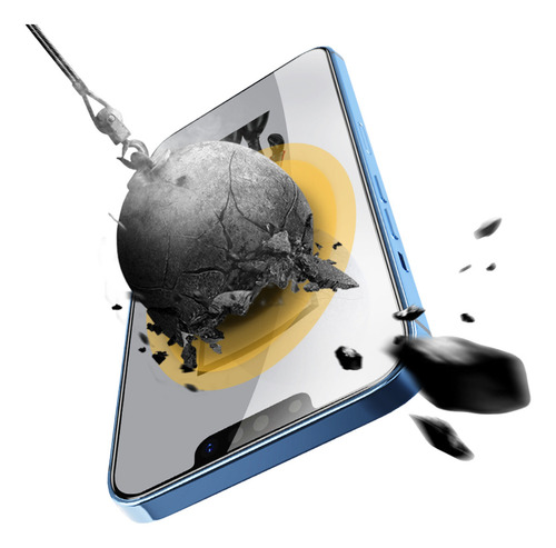 Película Privacidade iPhone Nano Flexível Fosca Inquebrável