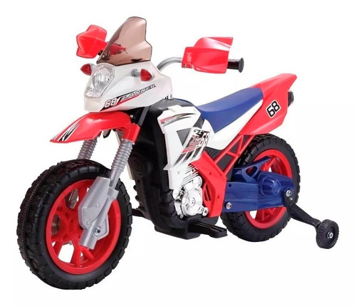 Moto Infantil Moto Cross Dakar 6v - Bfun C/ Luces Y Mp3 *