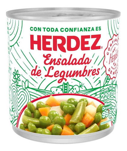 Ensalada Herdez De Legumbres 220g