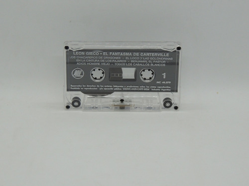 Leon Gieco El Fantasma De Canterville Cassette (Usado)