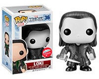 Funko Pop Loki 36 Black & White Thor Dark World Caja Dañada