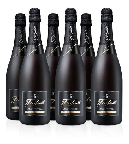 Freixenet Cordon Negro Brut Caja X 6 Cava Española