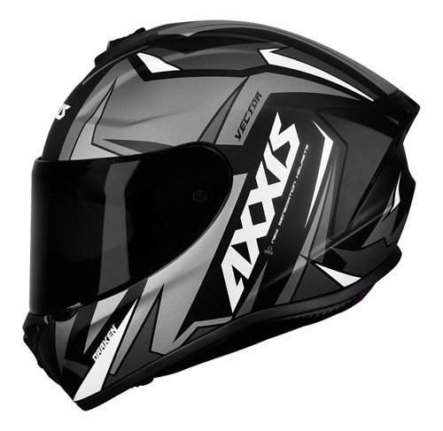 Imagem 8 de 10 de Capacete Axxis Draken Vector + Viseira Fume Lançamento