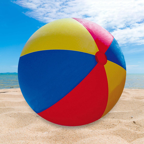 Nuevo Pelota De Playa Inflable Colorida For Jugar 80cm
