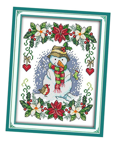 Pintura Cuadros Bordados Decoración Navidad 11ct 27x37cm