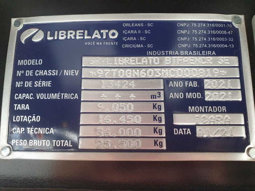 Imagem 7 de 8 de Carreta Baú Librelato 30 Paletes Nova Com Pneus