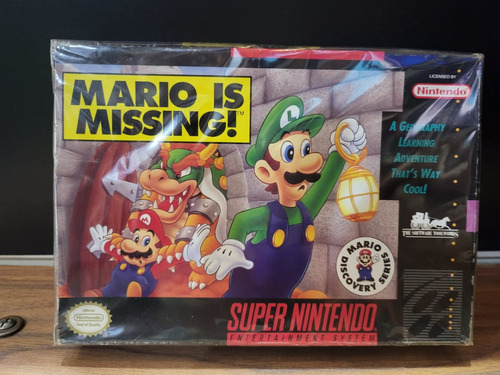 Mario Is Missing Super Nintendo Snes Original Impecable (Usado)