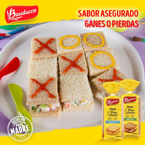 Pan Bauducco Masa Madre Integral 400g Importado