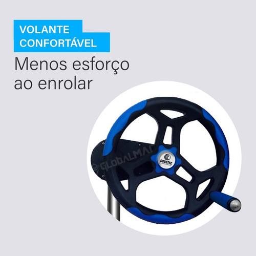 Enrolador Para Capa Térmica De Piscinas Completo Globalmar